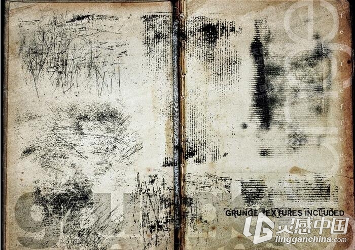Ron's文本特效效应PS笔刷 Ron's Text Effects（附视频教程）  福风灵感网 www.ffidea.com