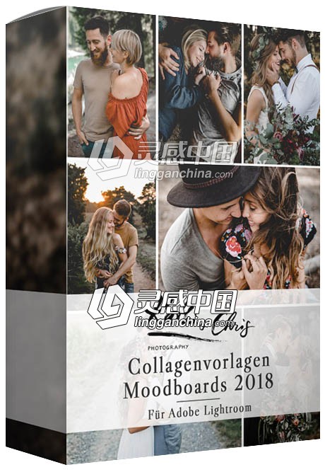LR排版拼贴模板预设 Kathi and Chris Collagenvorlagen Moodboards 2018  福风灵感网 www.ffidea.com