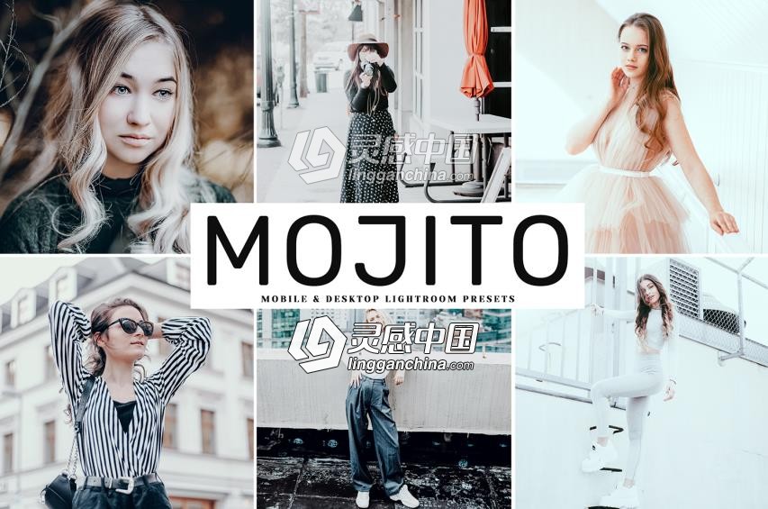 石绿色旅拍人像胶片Lightroom预设+手机版lr预设 Mojito Lightroom  福风灵感网 www.ffidea.com