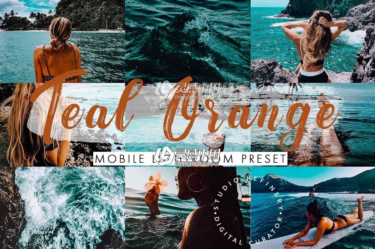 INS网红Teal&amp;Orange色调移动手机lr预设 Teal Orange Lightroom Presets  福风灵感网 www.ffidea.com