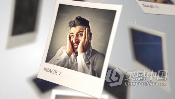 简单炫酷三维悬浮照片定格展示摄影作品婚礼相册幻灯片 AE模板 AE工程文件 Photo Gallery - Falling Photos  福风灵感网 www.ffidea.com