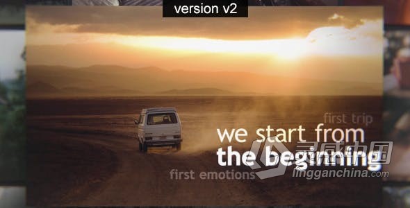 景深像差逼真的阴影效果3D相机平移展示照片墙视频相册 AE模板 AE工程文件 Photo Wall v2  福风灵感网 www.ffidea.com