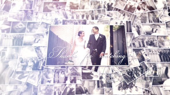 唯美粒子婚礼相册旅行度假业务介绍精美视频作品展示幻灯片 AE模板 AE工程文件 Wedding Album  福风灵感网 www.ffidea.com