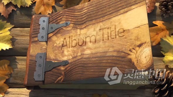 秋天回忆相册3D书箱翻页展示照片动画效果幻灯片视频相册制作 AE模板 AE工程文件 Seasons Change Photo Album  福风灵感网 www.ffidea.com