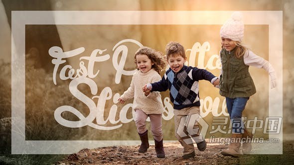 制作快速视差幻灯片静态照片呈现3D效果视频相册 AE模板 AE工程文件 Fast Parallax Slideshow  福风灵感网 www.ffidea.com