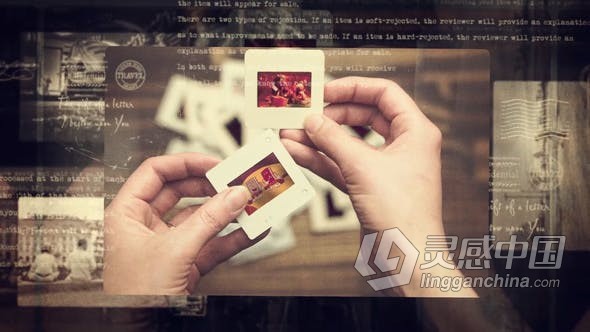 复古怀旧风格婚礼相册家庭生活回忆录像摄影作品展示视频AE模板PR模板工程文件 Vintage Memories Slideshow  福风灵感网 www.ffidea.com