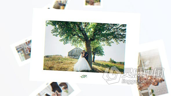 素雅简洁纯白浪漫婚礼视频相册 AE模板 AE工程文件 Inspiring Clean Slideshow  福风灵感网 www.ffidea.com