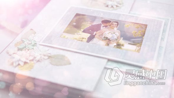 4K手工剪贴簿翻页相册唯美漏光特效婚礼回忆儿童相册 AE模板 AE工程文件 Scrapbook Album  福风灵感网 www.ffidea.com