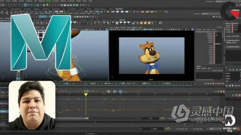 Maya角色动力学动画基础技能训练视频教程 Intermediate Animation in Autodesk Maya  福风灵感网 www.ffidea.com