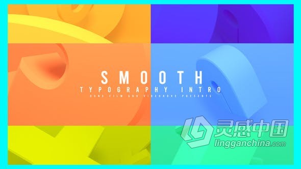 3D多彩立方体背景公司介绍媒体活动广告视频动画制作 AE模板 AE工程文件 3d Object Smooth Opene  福风灵感网 www.ffidea.com