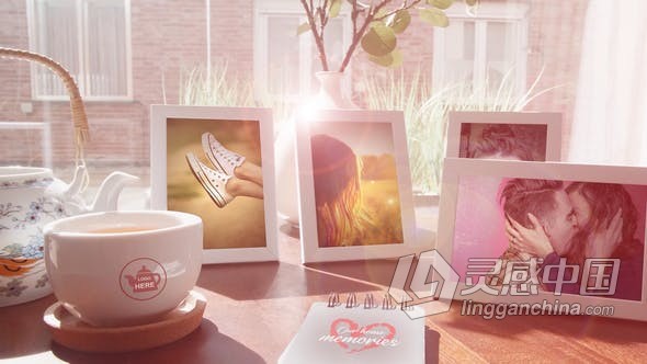 早晨阳光精美幻灯片温暖亲人一起回忆周年纪念婚礼全家福相册视频 AE模板 AE工程文件 Morning Sunshine Slideshow  福风灵感网 www.ffidea.com