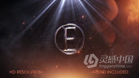 LOGO重击粒子冲击波能量烟雾特效动画视频 AE模板 AE工程文件 Impact Logo  福风灵感网 www.ffidea.com