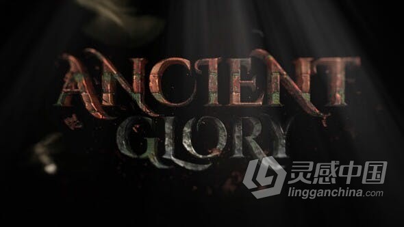 AE模板 40种逼真高级3D纹理样式古代荣耀岩文字LOGO视觉冲击动画 AE工程 AE文件  福风灵感网 www.ffidea.com