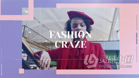 AE模板 时尚商业活动时装周宣传魅力模特写真电子相册 AE工程 AE文件下载  福风灵感网 www.ffidea.com