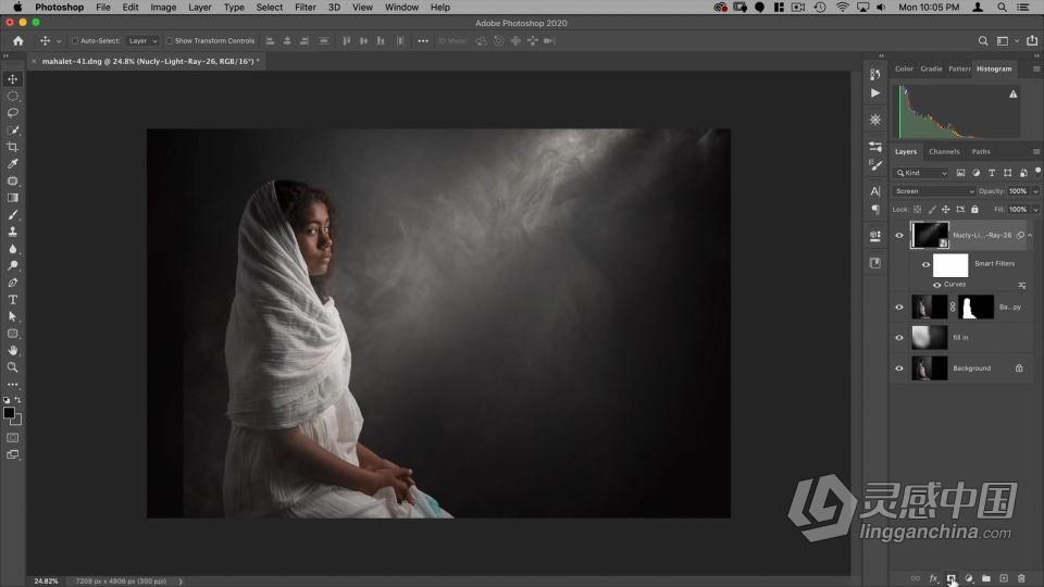 PS创建史诗般氛围感混合叠加后期处理工作流程视频教程 Creating Atmosphere In Photoshop  福风灵感网 www.ffidea.com