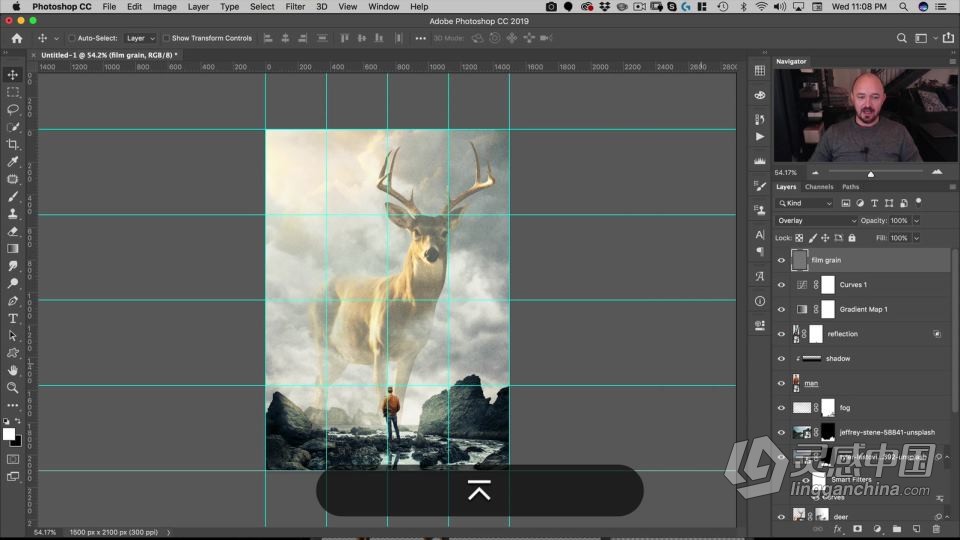PS创建史诗般氛围感混合叠加后期处理工作流程视频教程 Creating Atmosphere In Photoshop  福风灵感网 www.ffidea.com