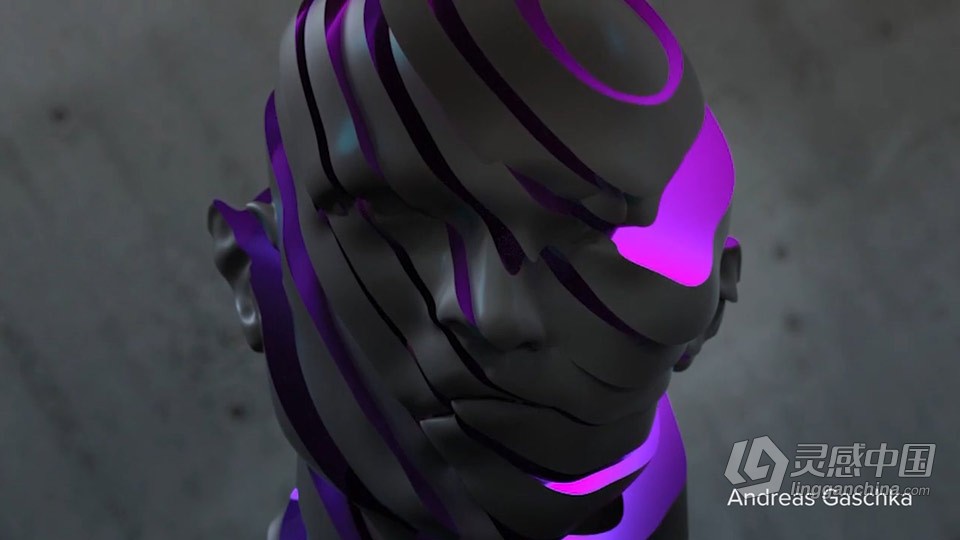 C4D中Voronoi断裂技术训练视频教程  福风灵感网 www.ffidea.com