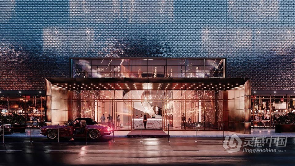 3dsmax与Corona建筑外部景观高级技能训练视频教程  福风灵感网 www.ffidea.com