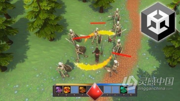 Unity奇幻RPG角色扮演游戏完整制作流程视频教程 中文字幕  福风灵感网 www.ffidea.com