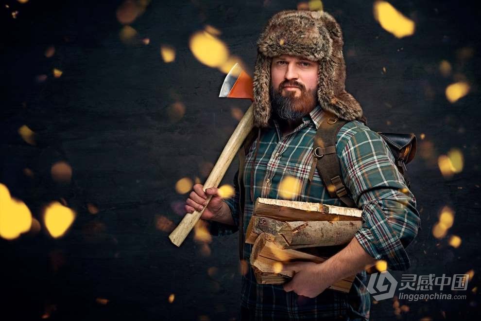 52张金色光斑散景叠加覆盖图片素材+PS动作 Golden Bokeh Photo Overlay Effects  福风灵感网 www.ffidea.com