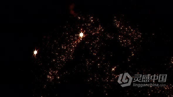 闪闪发光的星星背景视觉效果神秘感空间背景视频素材 Shimmering Background 2  福风灵感网 www.ffidea.com