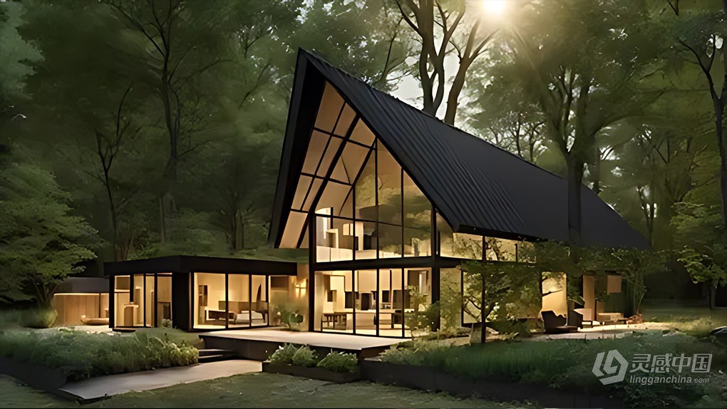 Blender与SP卡通风格岩石制作视频教程 Archviz with Blender and StableDiffusion  福风灵感网 www.ffidea.com