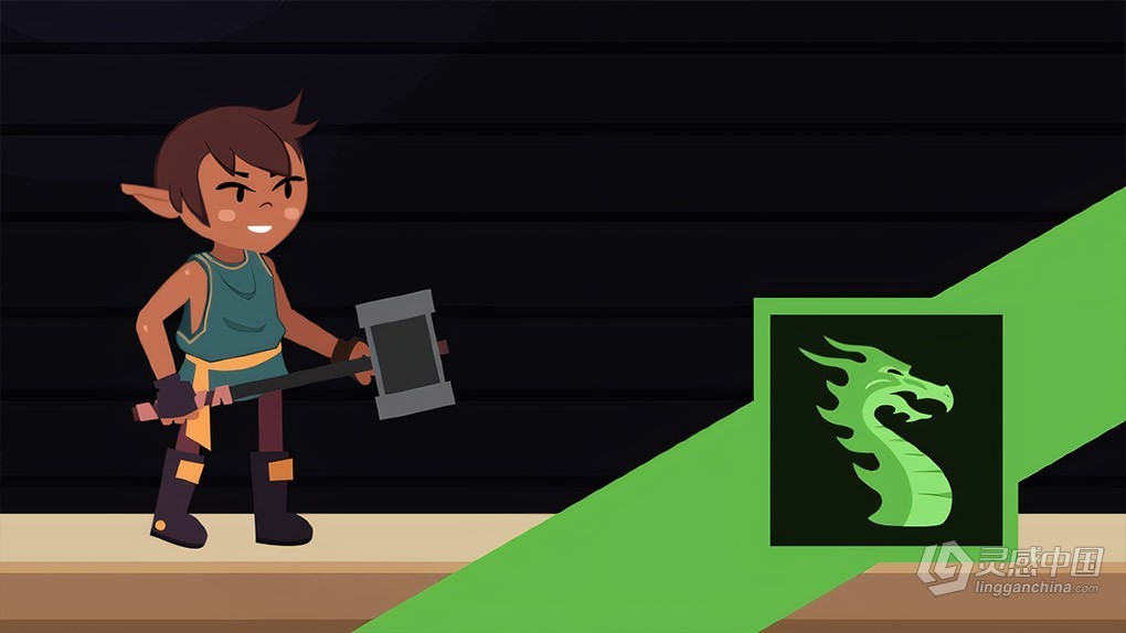 Dragonbones 2D角色动画核心技术训练视频教程-中文字幕 The Ultimate 2D Character Animation Course with Dragonbones  福风灵感网 www.ffidea.com