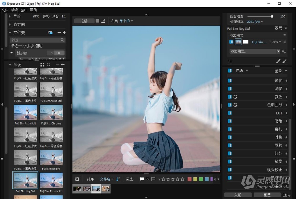 无损RAW照片编辑调色胶片滤镜软件PS插件/软件 Alien Skin Exposure X7 v7.2.0.25 WIN中文汉化版下载  福风灵感网 www.ffidea.com