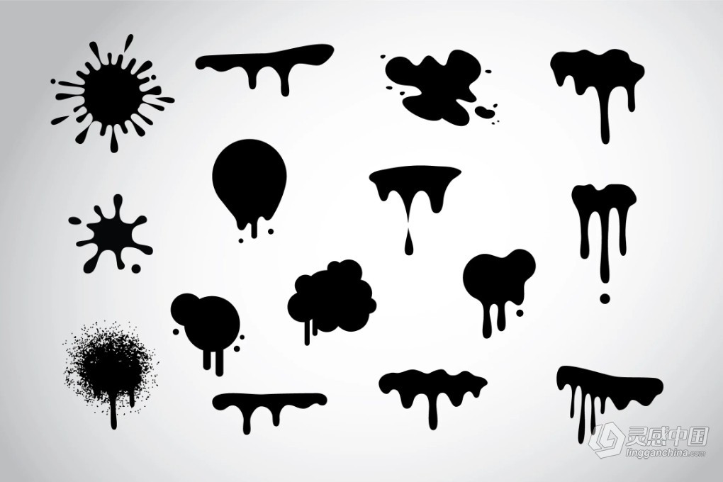 70个时尚彩色渐变阴影背景创意设计Ai文本样式 Funk Graphic Styles  福风灵感网 www.ffidea.com