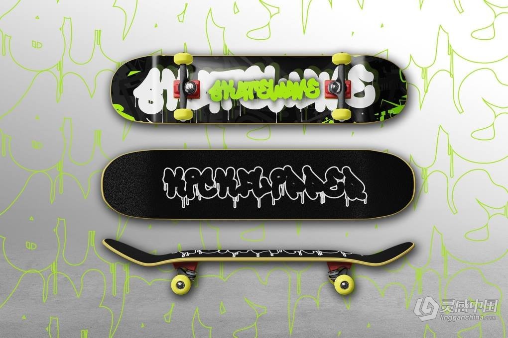 前卫时尚街头喷漆涂鸦手写粗犷滴墨趣味风格英文字体 Viper Gear – Thick Graffiti Font  福风灵感网 www.ffidea.com
