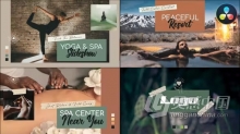 达芬奇模板-Yoga瑜伽健身SPA美容行业宣传介绍视频动画DaVinci Resolve模板下载