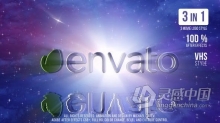 水波纹涟漪反射三维LOGO视频片头动画制作 AE模板 AE工程文件 Movie Logo Style 3 in 1