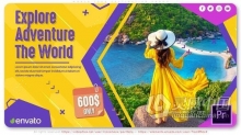 PR模板 - 度假村旅行社预订网站宾馆酒店广告旅游路线宣传视频 World Tour Destination Promo