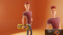 Blender人物角色完整制作工作流程视频教程