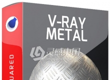 C4D FOR VRAY金属纹理材质合集 V-Ray Metal Texture Pack for Cinema 4D