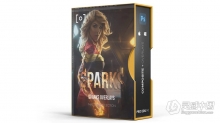 140张高清火焰火苗燃烧照片创意叠加合成素材 PROEDU – Sparks FX Overlays Volume 1 & 2