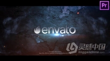 AE模板PR模板 制作电影预告片火花粒子金属材质标题动画视频 PR与AE工程文件