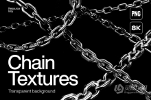 70个Y2K酸性艺术锁链粗犷链条铁链PNG设计素材 70 Chain Textures