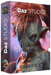 专业三维角色制作软件DAZ Studio Pro v4.12.1.118 WIN英文原版+中文汉化版