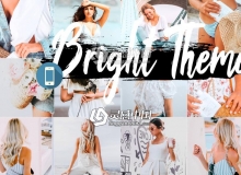 INS人像明亮通透胶片感人像R预设+APP滤镜 5 Bright Lightroom Presets