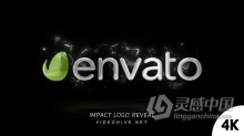 霓虹灯能量冲击特效视频片头LOGO动画效果制作 AE模板 AE工程文件 Impact Logo Reveal