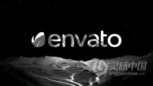 黑暗神秘丘陵山岩石地形风景LOGO标志动画视频片头 AE模板 AE工程文件 Dark Landscape - B&W Fantasy Logo Reve