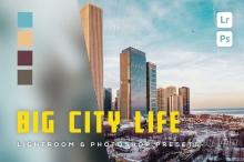 城市生活街拍风光人像Lightroom预设 6 Big City Life Lightroom and Photoshop Presets