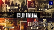 AE与PR模板 - 时间线怀旧复古风重大事件历史回顾纪录片 Events - Cinematic History Timeline