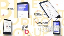 AE模板 App Promo手机应用软件介绍宣传视频展示UI设计图片动画 AE工程 AE文件