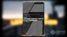 4K胶片边框抖动动画图片视频素材Vintage Aspect Ration Letterboxes