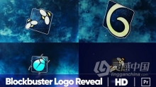 PR模板-动作大片史诗电影烟雾标志揭示片头动画 Blockbuster Logo Reveal MOGRT