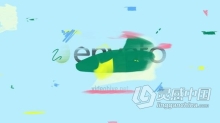 达芬奇模板-手绘画笔涂鸦元素随音乐移动消失动画演绎教育儿童标志DR模板下载 Brush Scribble Reveal Logo