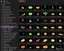 FCPX插件-66个卡通瓜果蔬菜水果美食表情动画 Healthy Food Emoji Pack