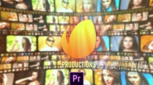 PR模板--制作公司作品颁奖典礼镜头光晕胶片LOGO动画 Film Strip Cinematic Logo - Premiere Pro